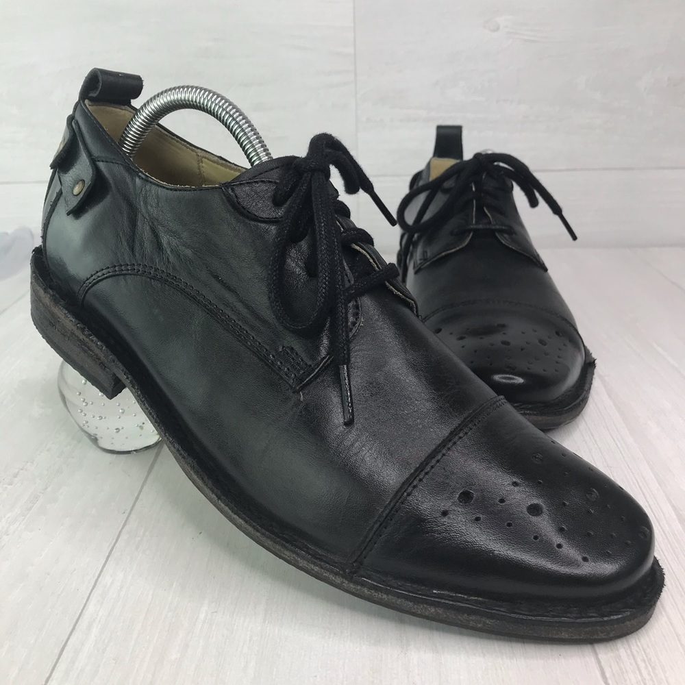 Bed Stu Black Cobbler Series Shoes